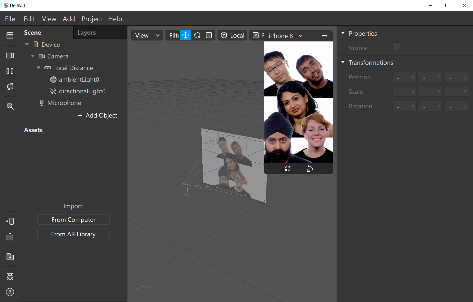 Spark AR Multi People Videos