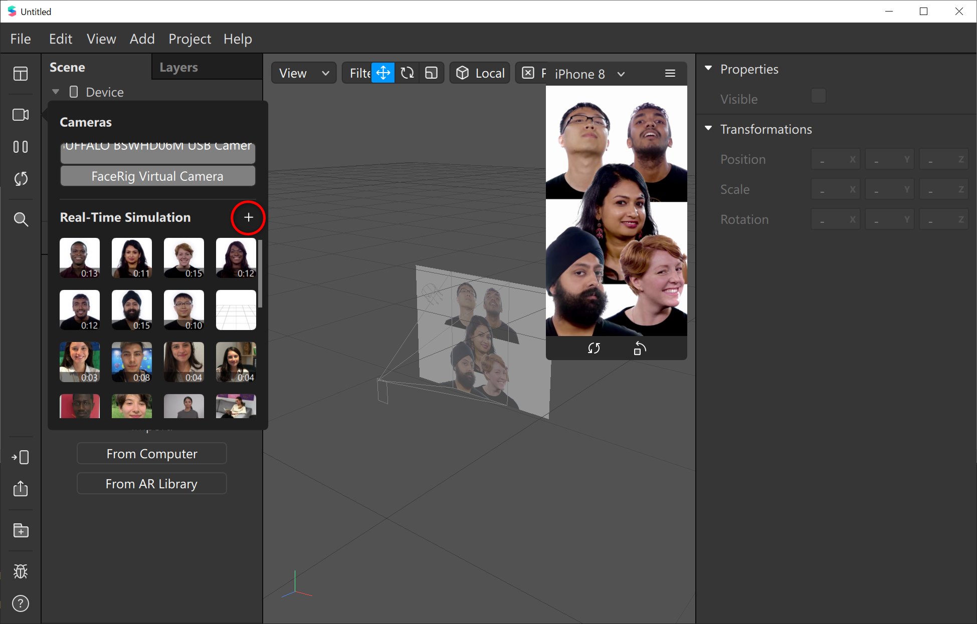 Spark AR Multi People Videos